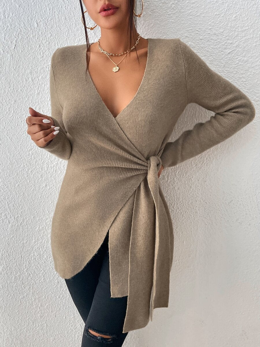 Edina Side-Tie Sweater