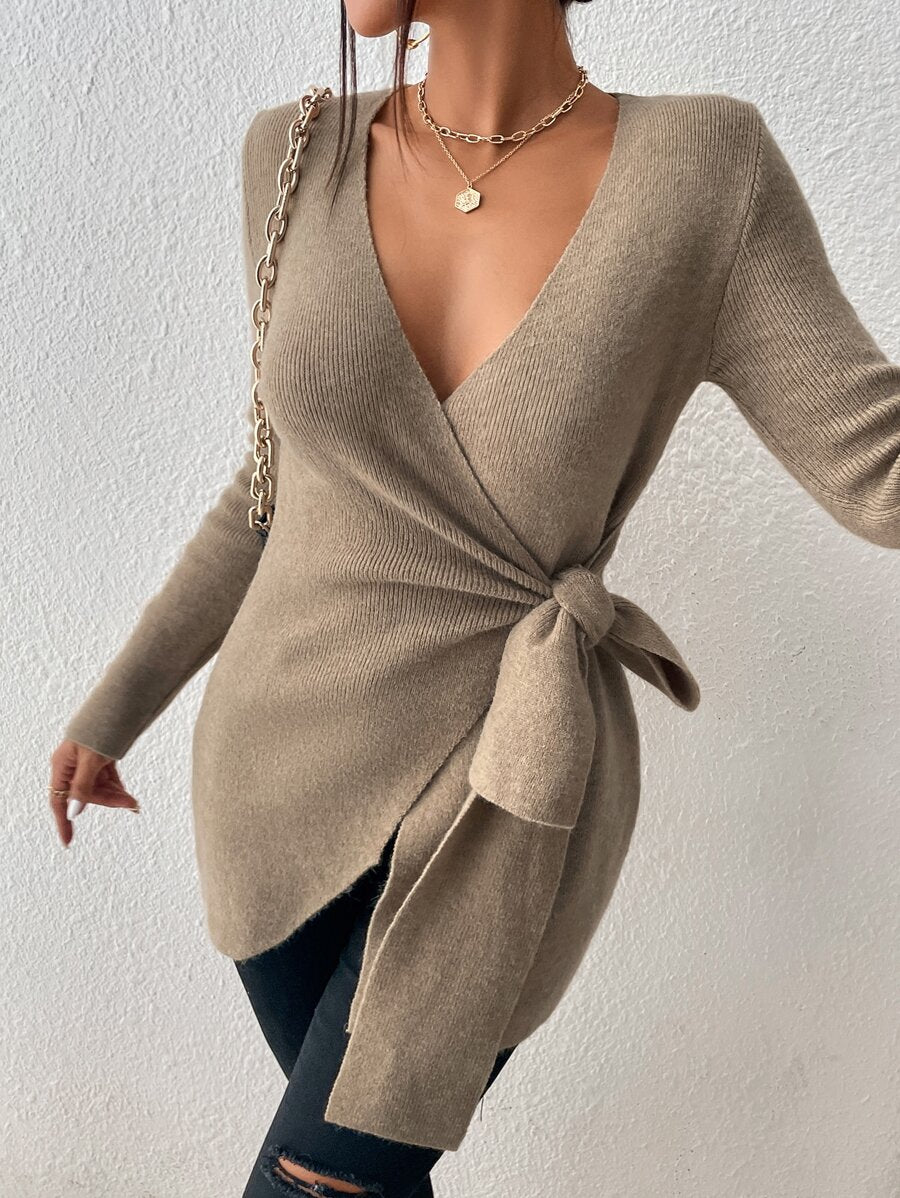 Edina Side-Tie Sweater