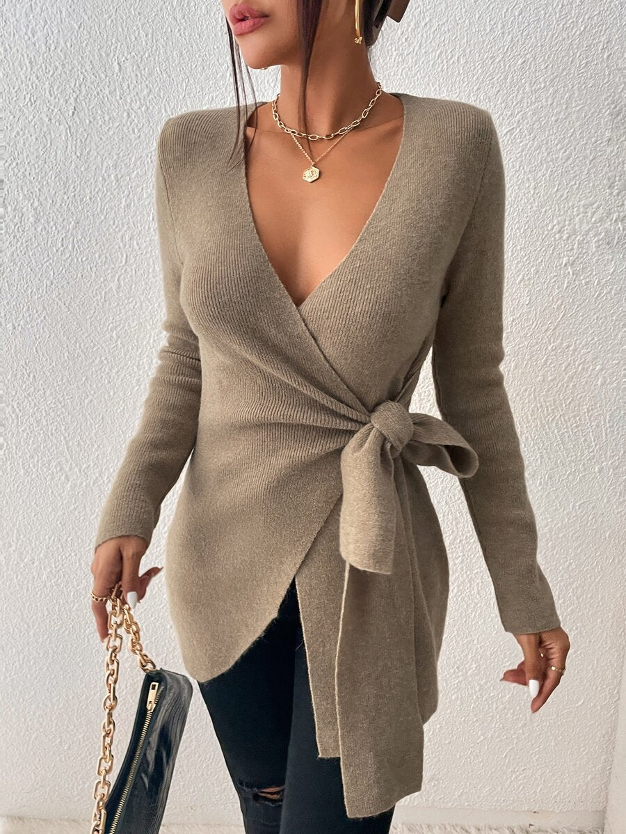 Edina Side-Tie Sweater