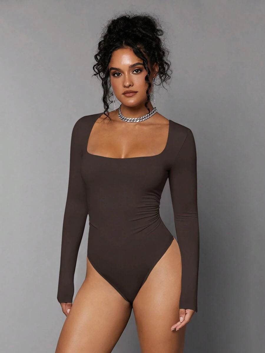 Maysa Square Neck Bodysuit