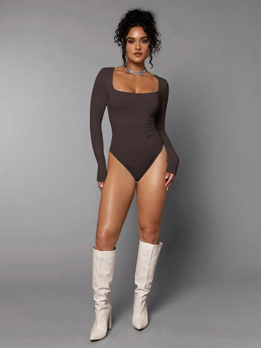 Maysa Square Neck Bodysuit
