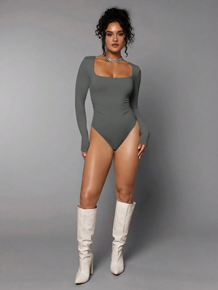Maysa Square Neck Bodysuit