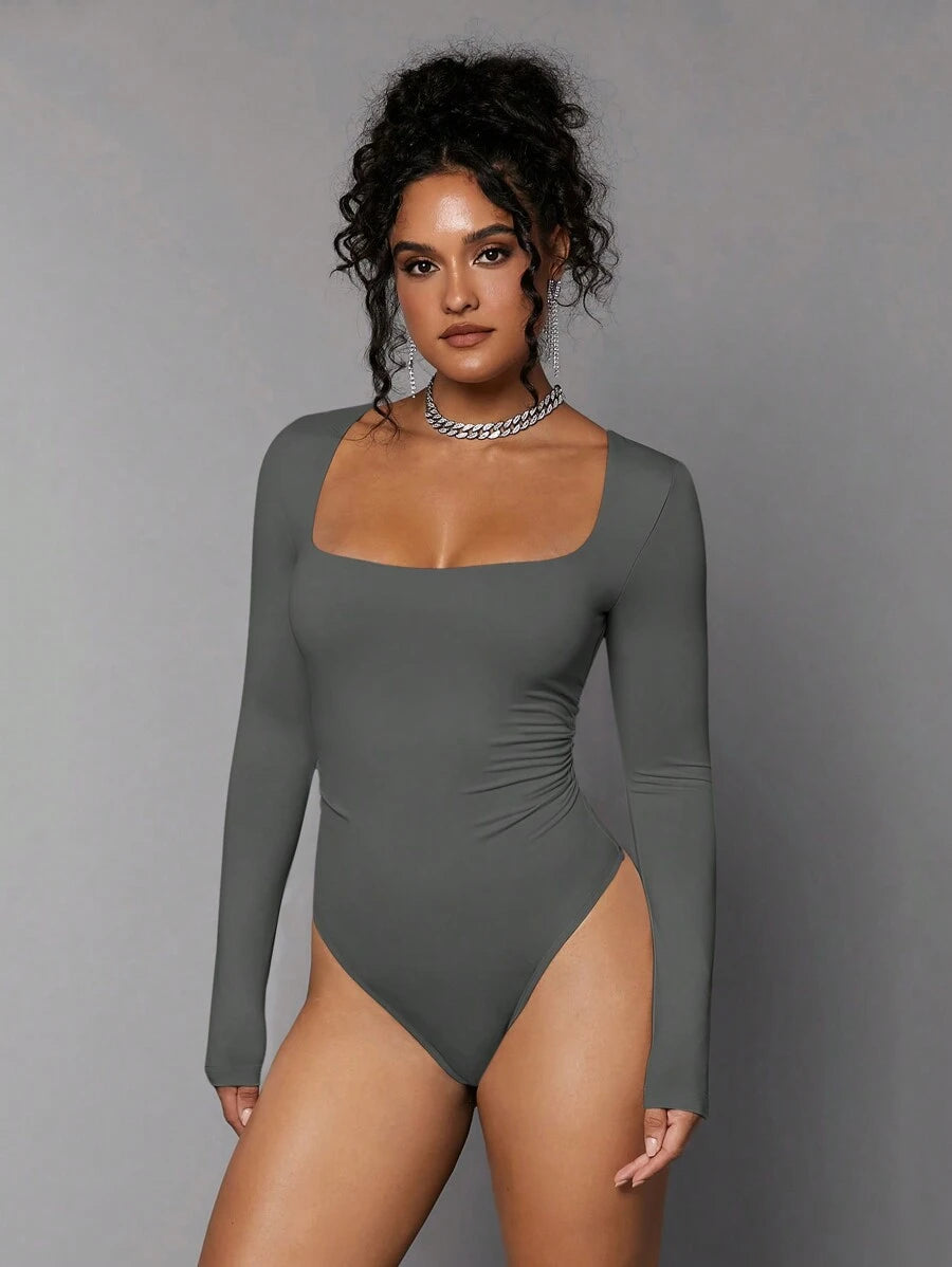 Maysa Square Neck Bodysuit