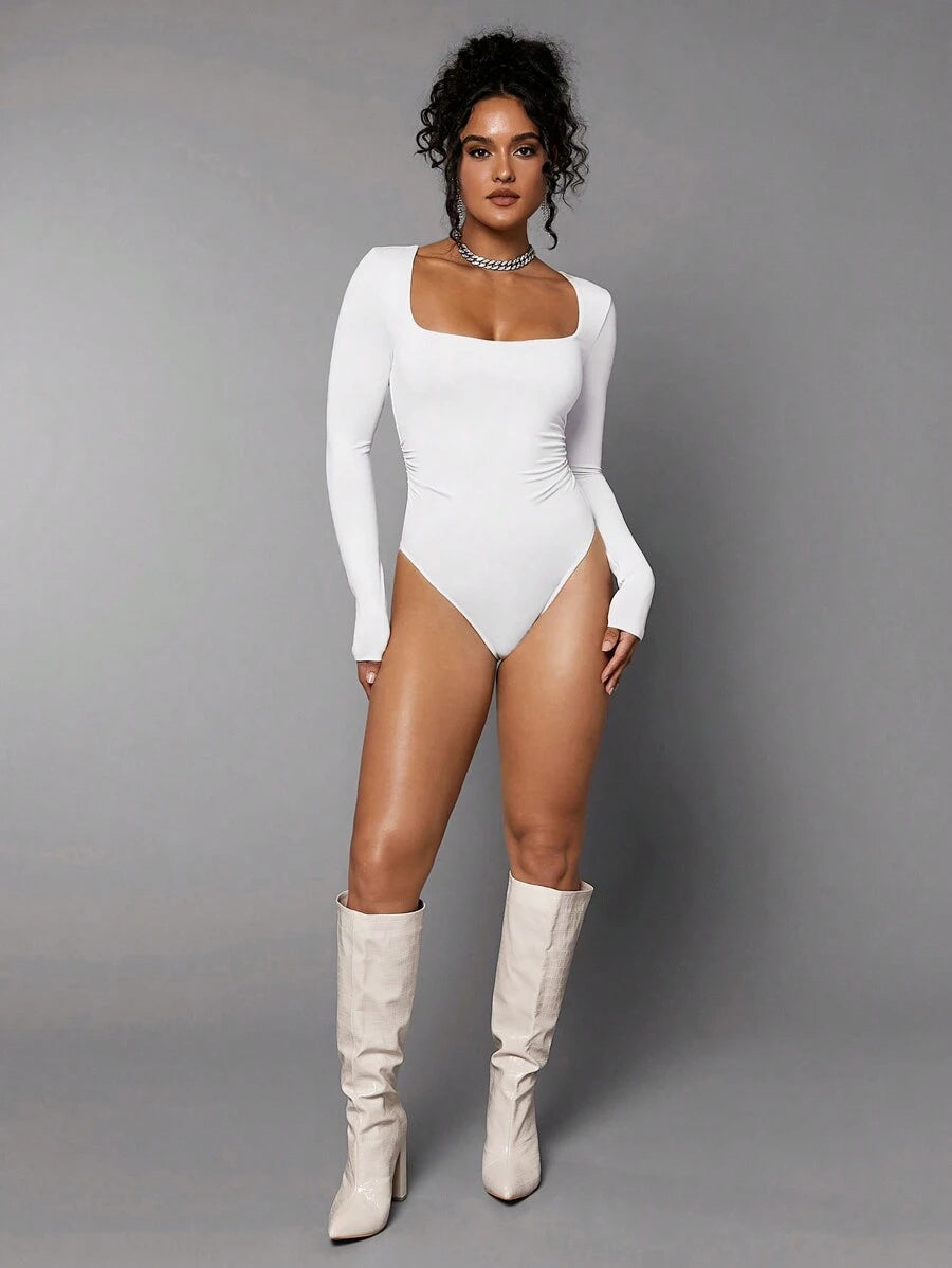 Maysa Square Neck Bodysuit