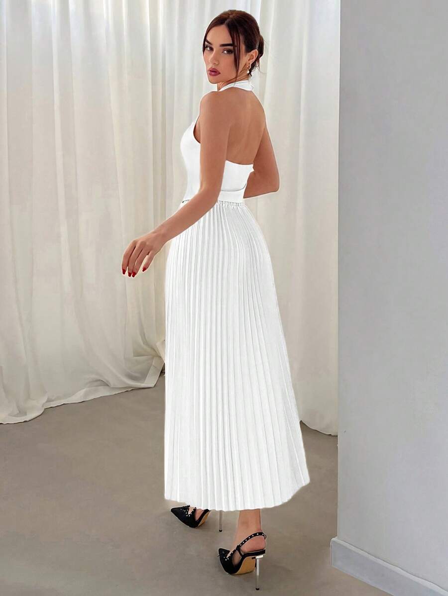 Hana Pleated Skirt Set