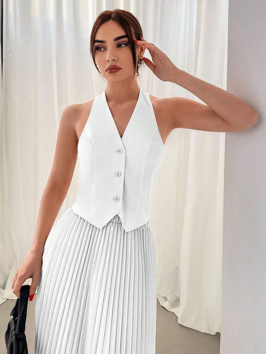 Hana Pleated Skirt Set