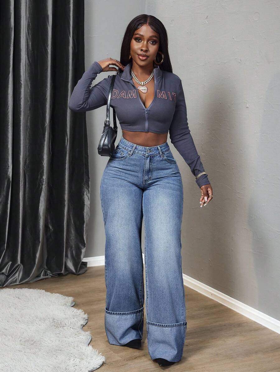 Faye Straight-Leg Jeans