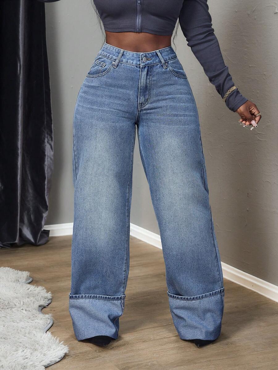 Faye Straight-Leg Jeans