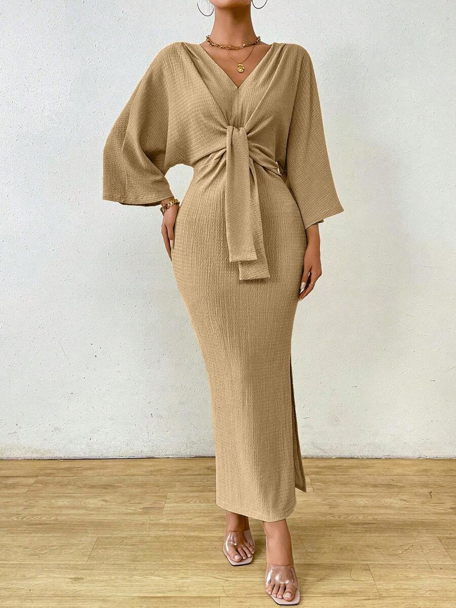 Jumanah Front-Tie Dress