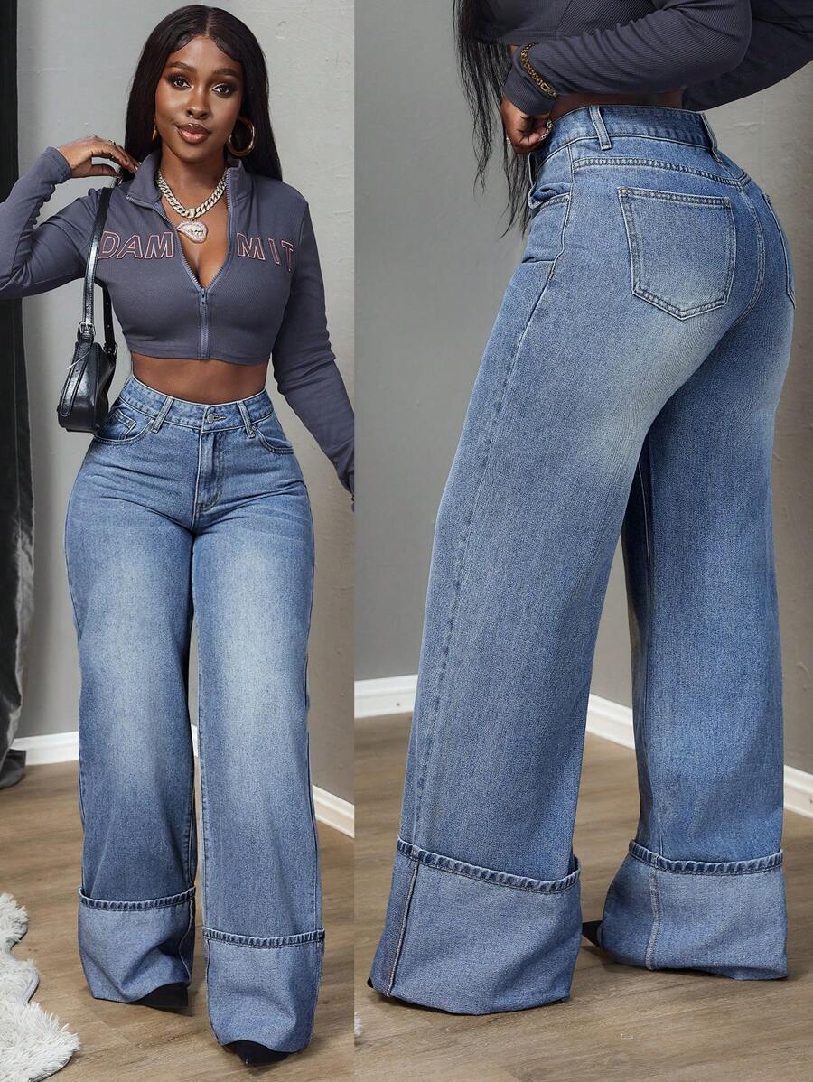Faye Straight-Leg Jeans