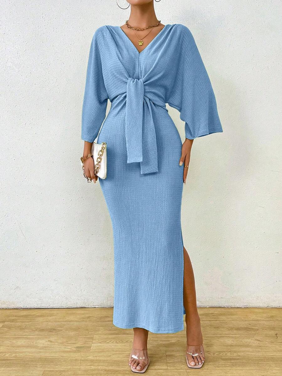 Jumanah Front-Tie Dress