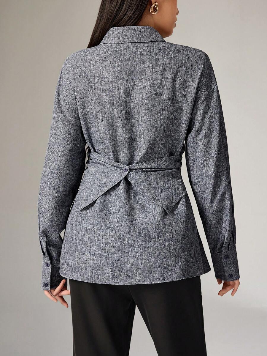 Yara Button-Back Office Shirt