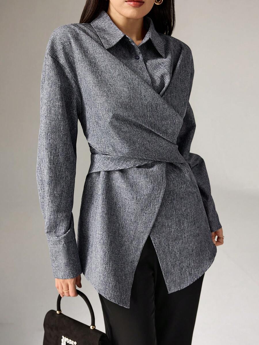 Yara Button-Back Office Shirt
