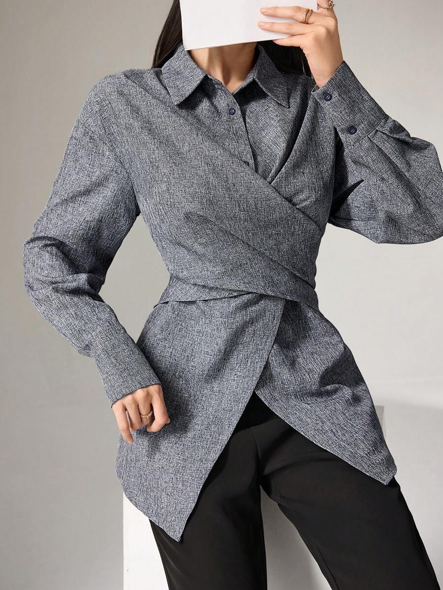 Yara Button-Back Office Shirt