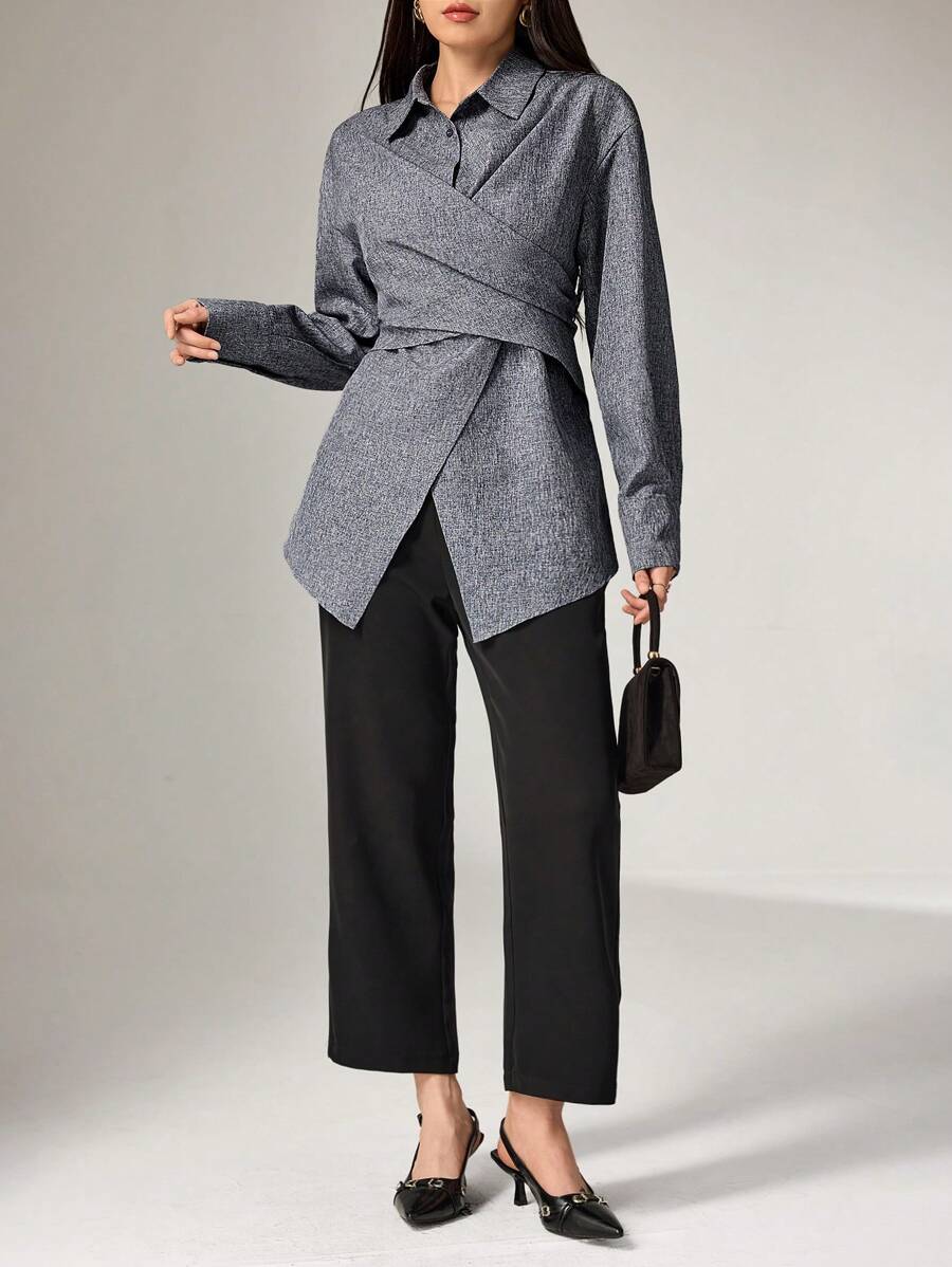 Yara Button-Back Office Shirt