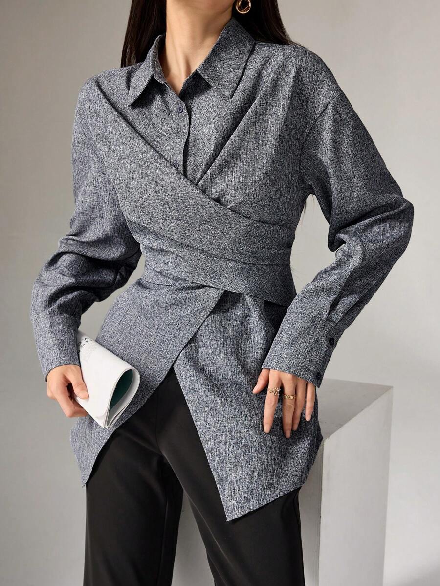 Yara Button-Back Office Shirt