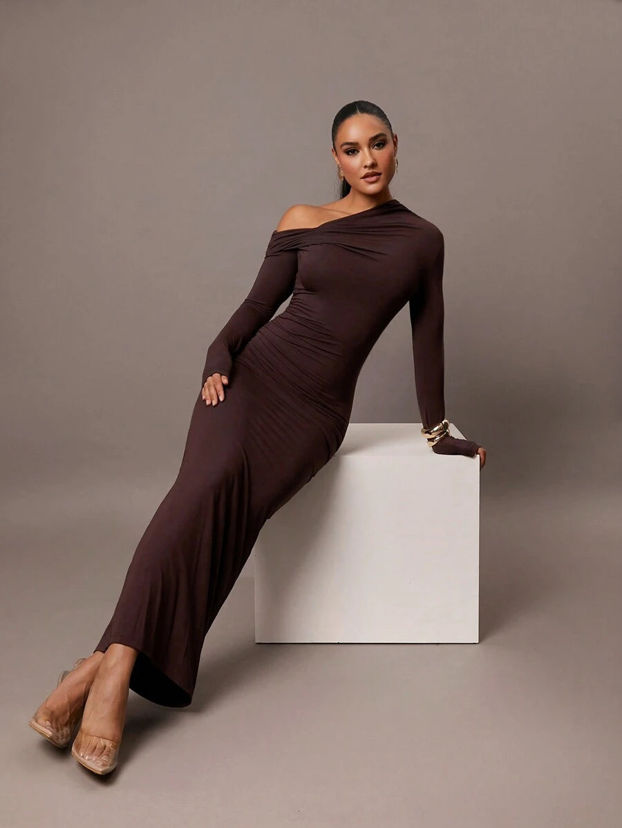 Nayla Long-Sleeve Dress