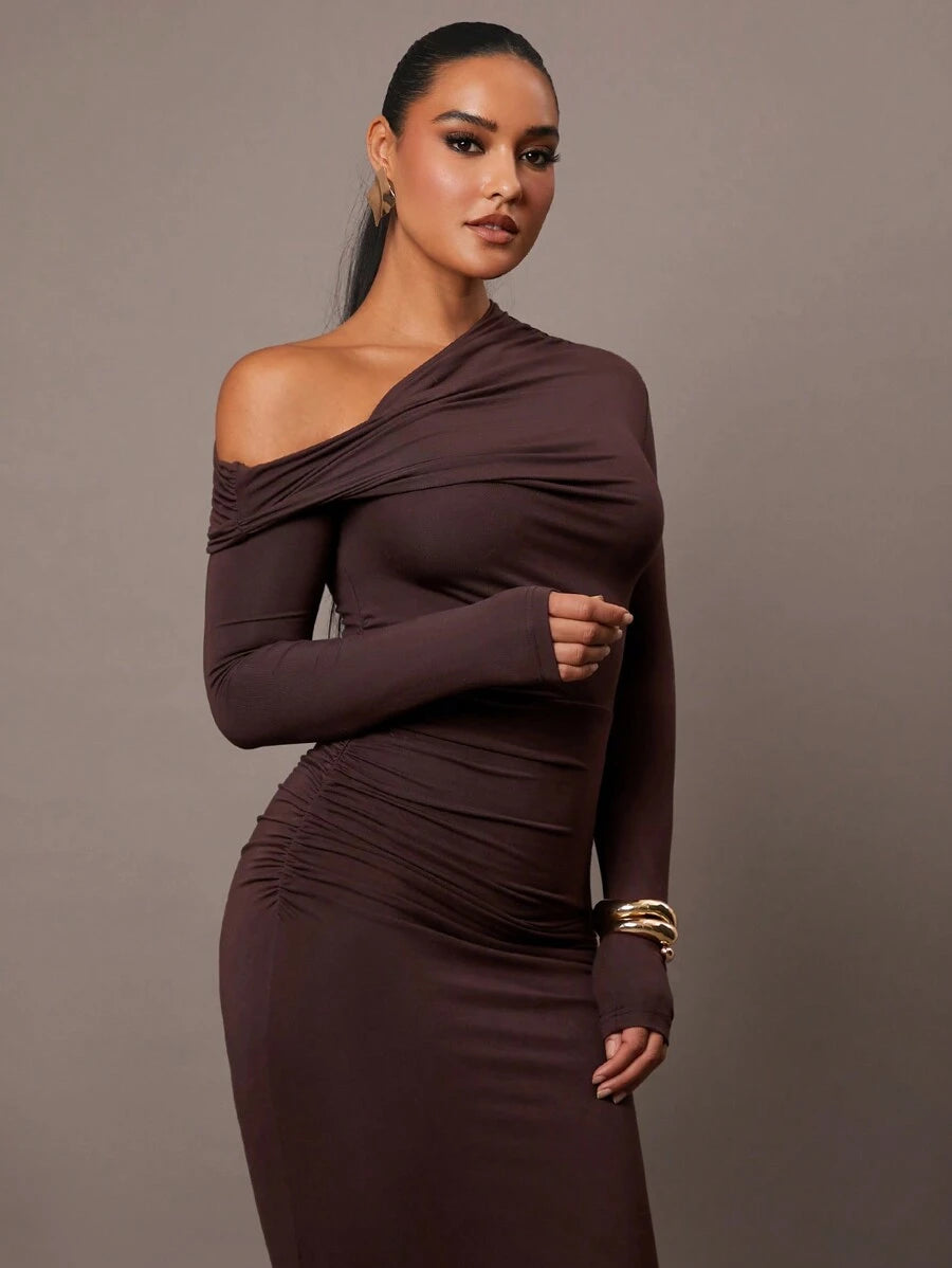 Nayla Long-Sleeve Dress