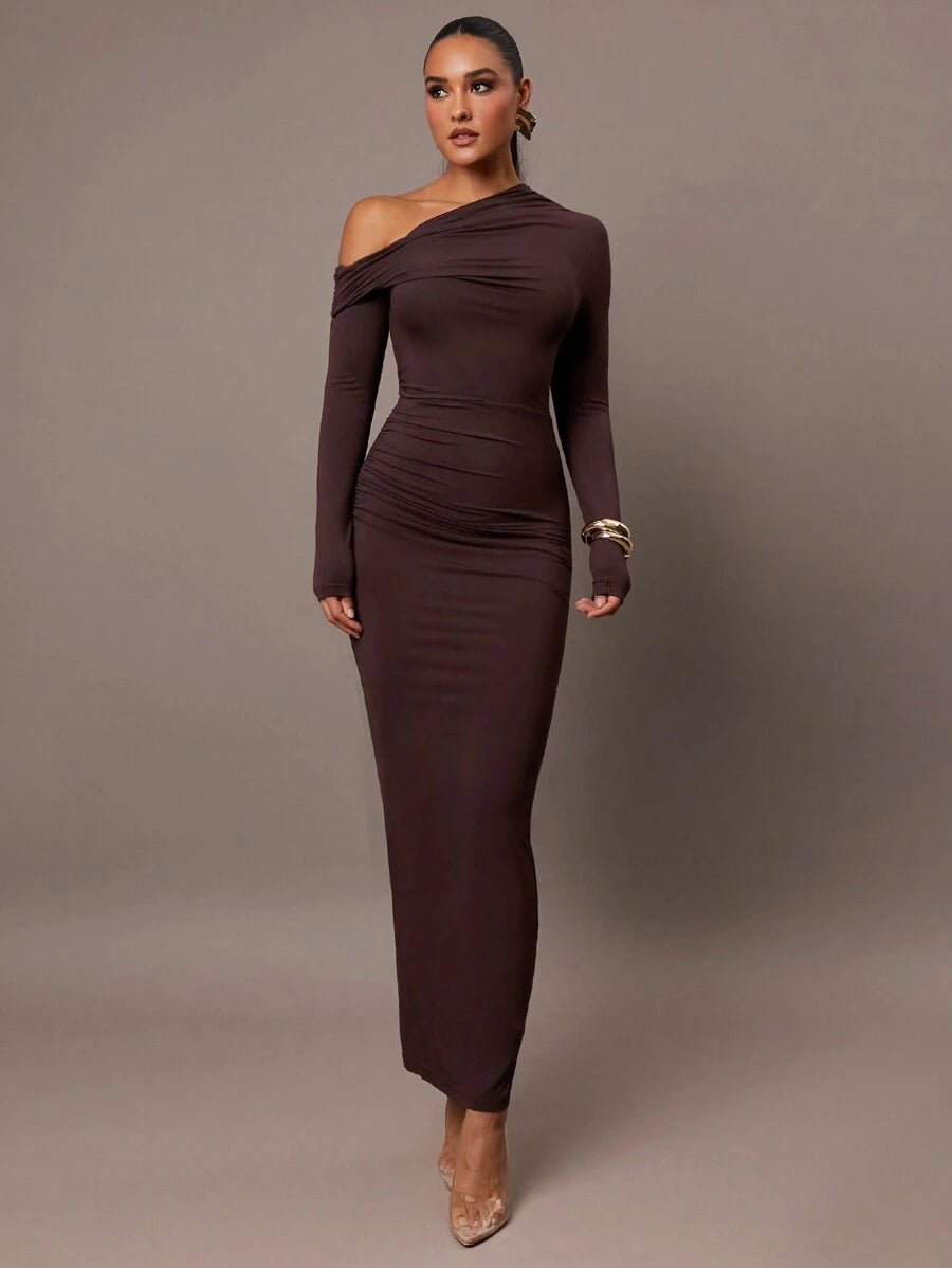 Nayla Long-Sleeve Dress