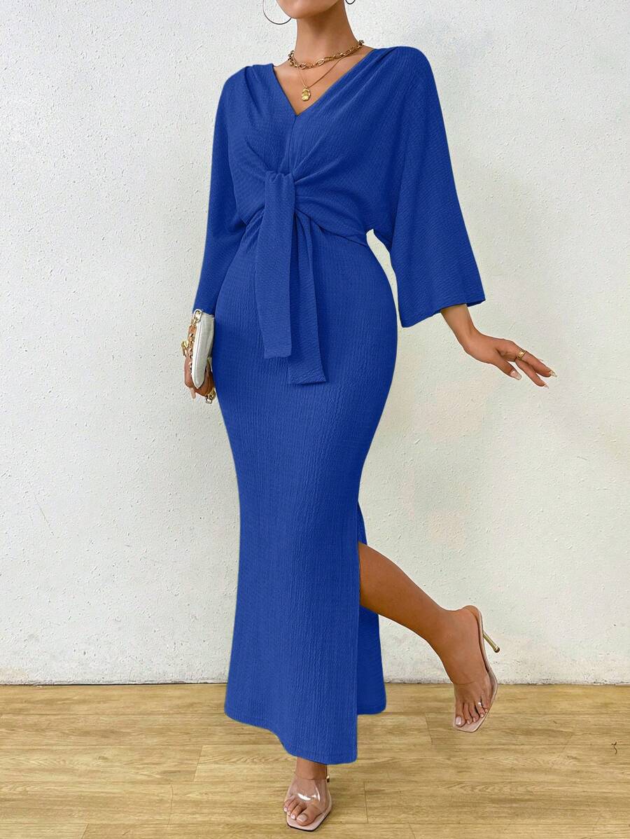 Jumanah Front-Tie Dress