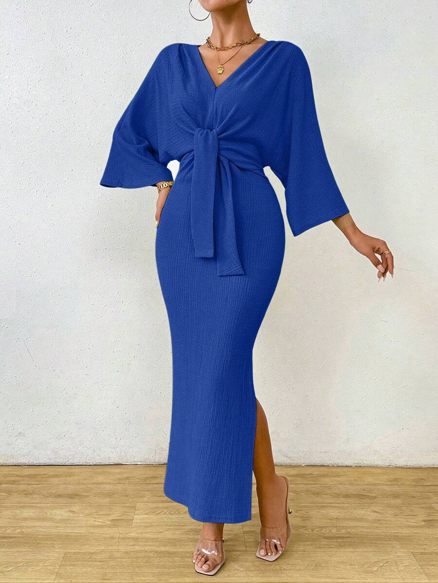 Jumanah Front-Tie Dress
