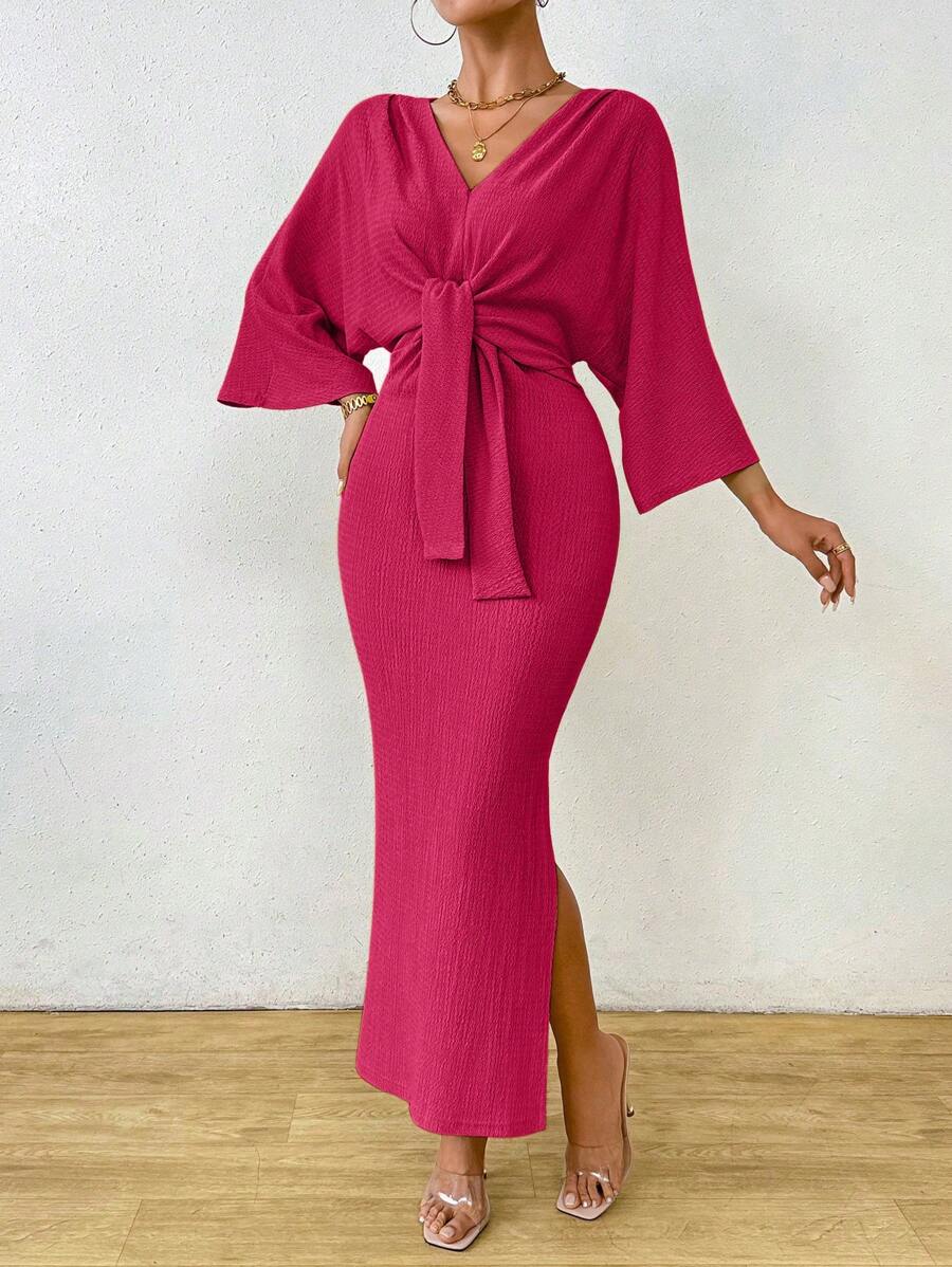 Jumanah Front-Tie Dress
