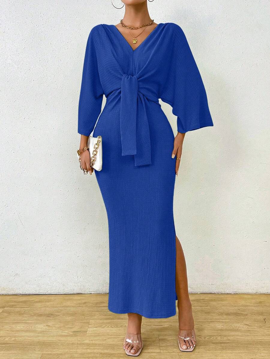 Jumanah Front-Tie Dress