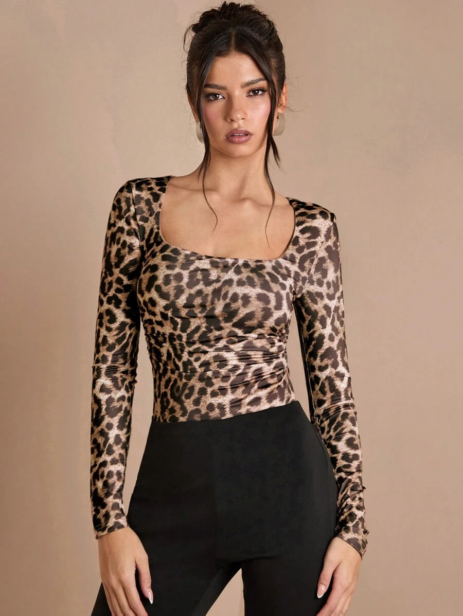 Maysa Square Neck Bodysuit