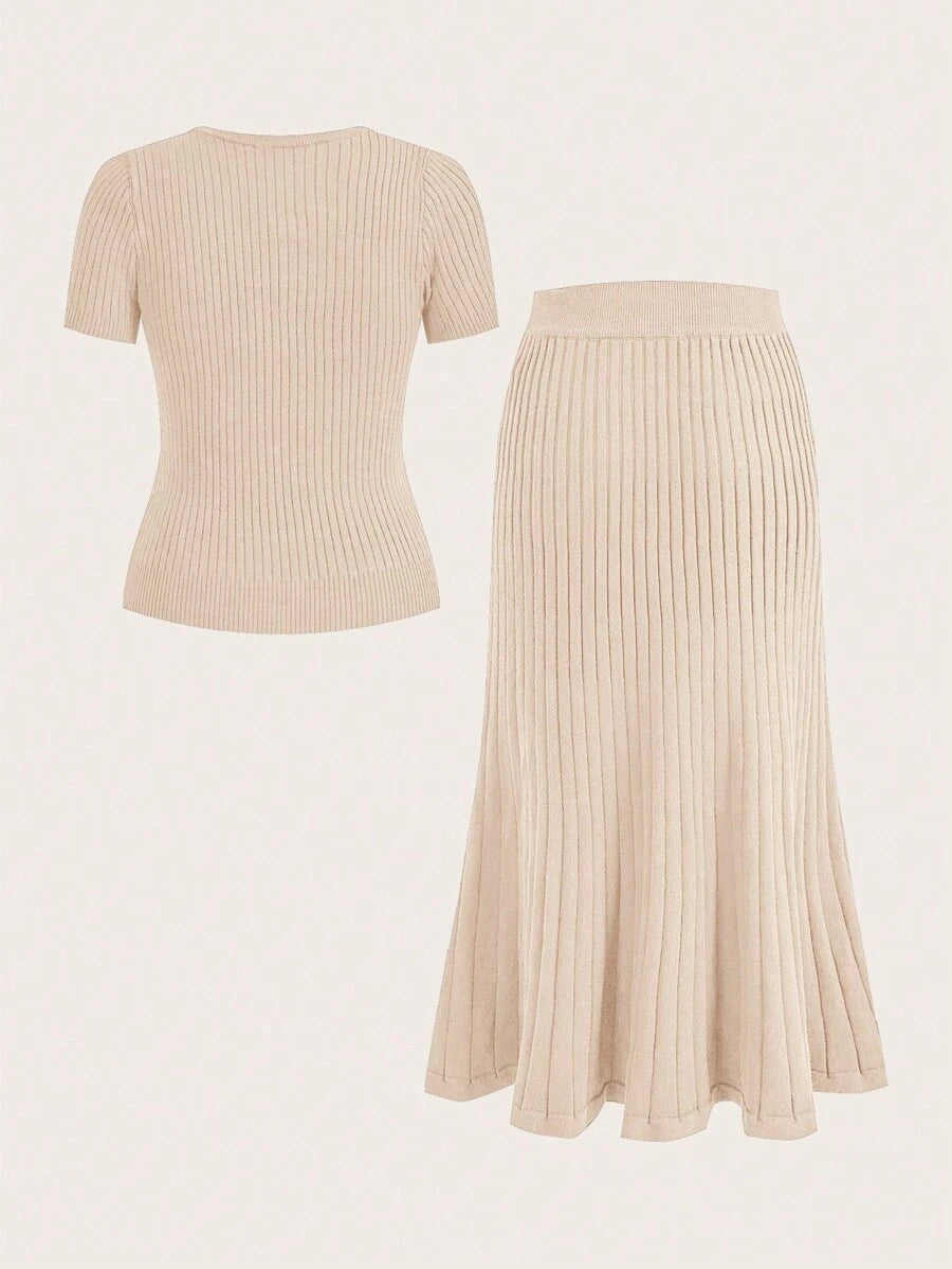Clara Knit Skirt Set
