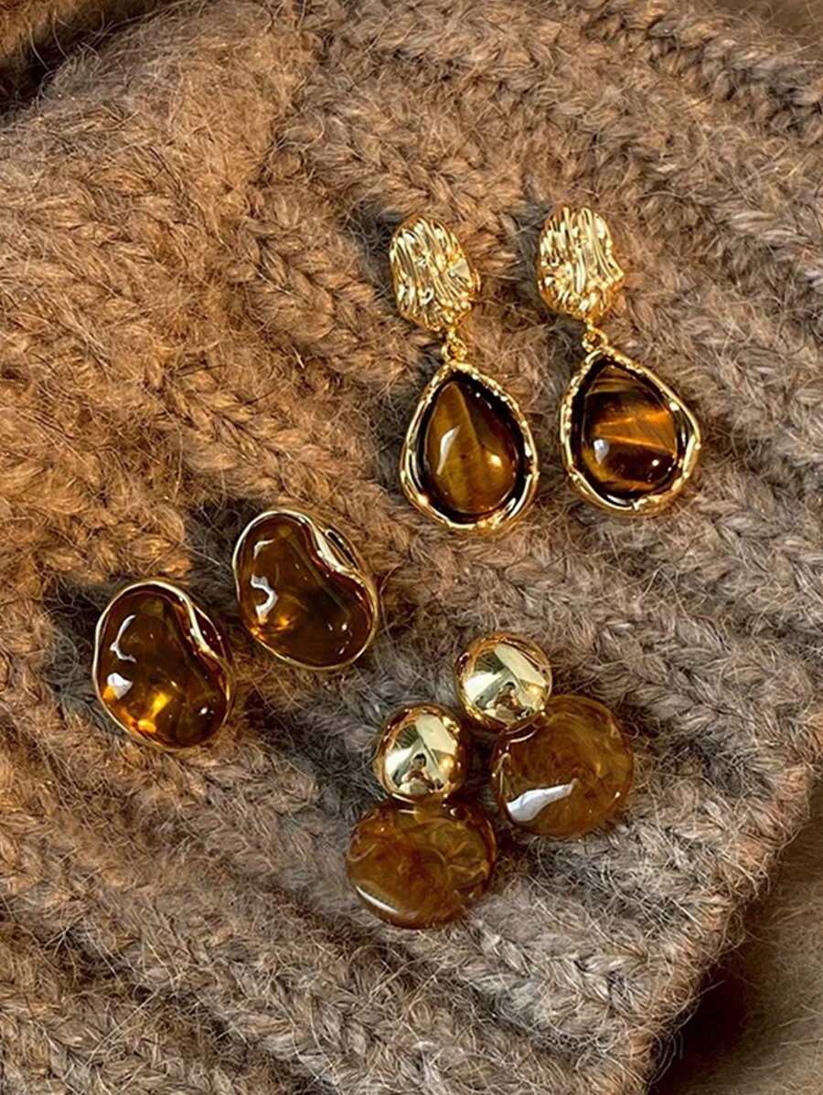 Coraline Stud/Hoop Earring Set