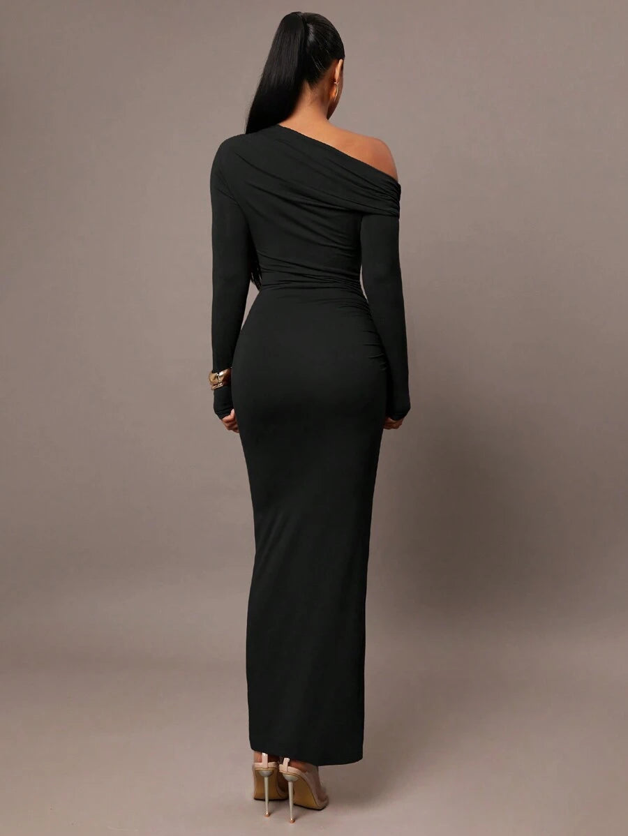 Nayla Long-Sleeve Dress