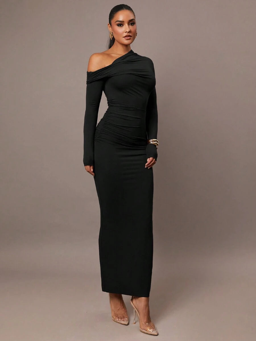Nayla Long-Sleeve Dress