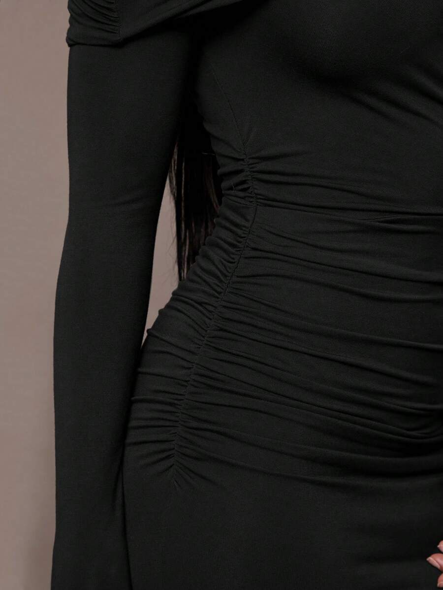 Nayla Long-Sleeve Dress