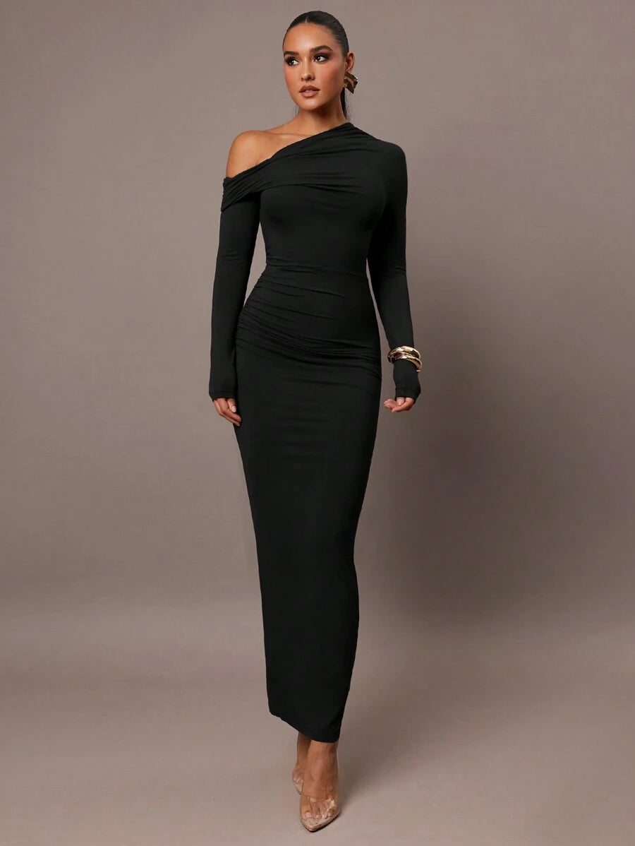 Nayla Long-Sleeve Dress