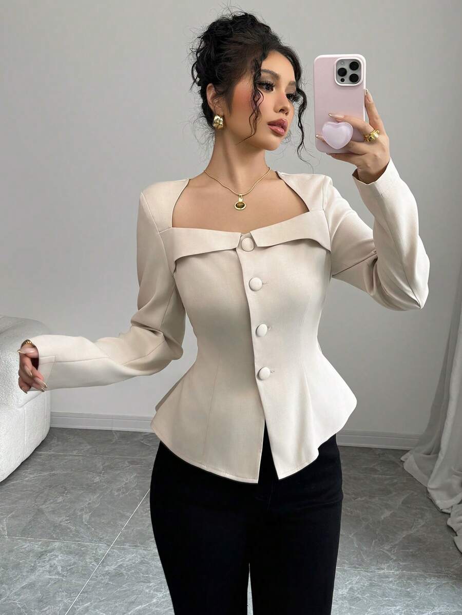 Zoidal Collar Button Down