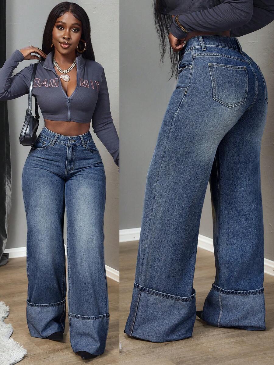 Faye Straight-Leg Jeans