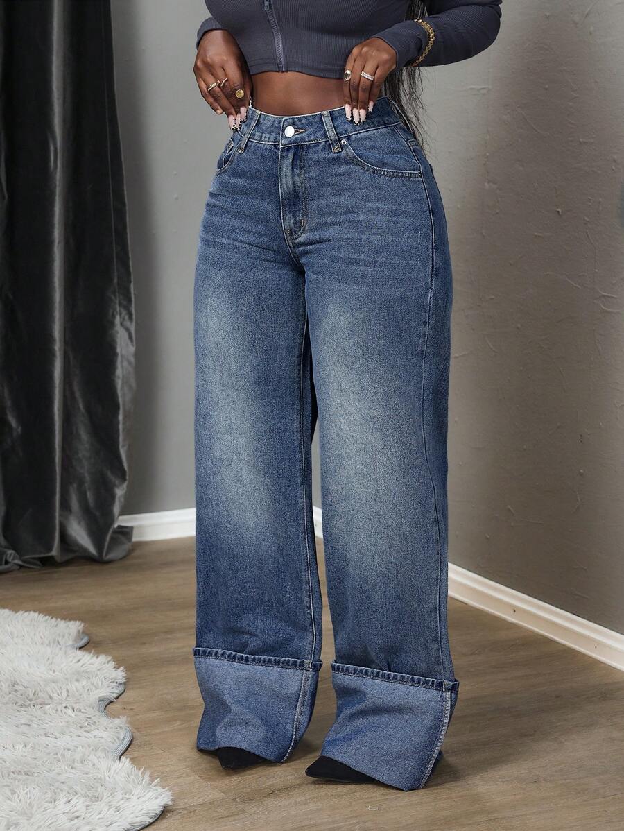 Faye Straight-Leg Jeans
