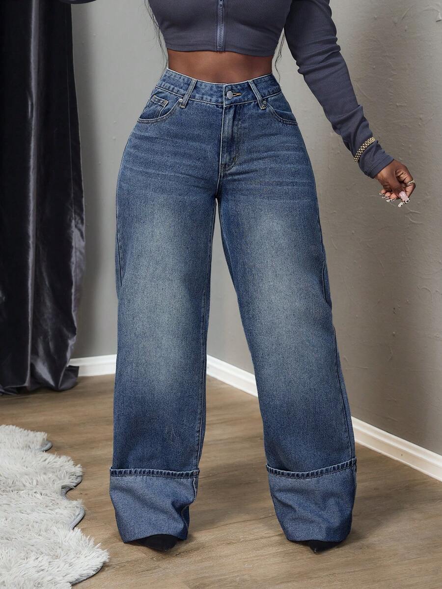 Faye Straight-Leg Jeans