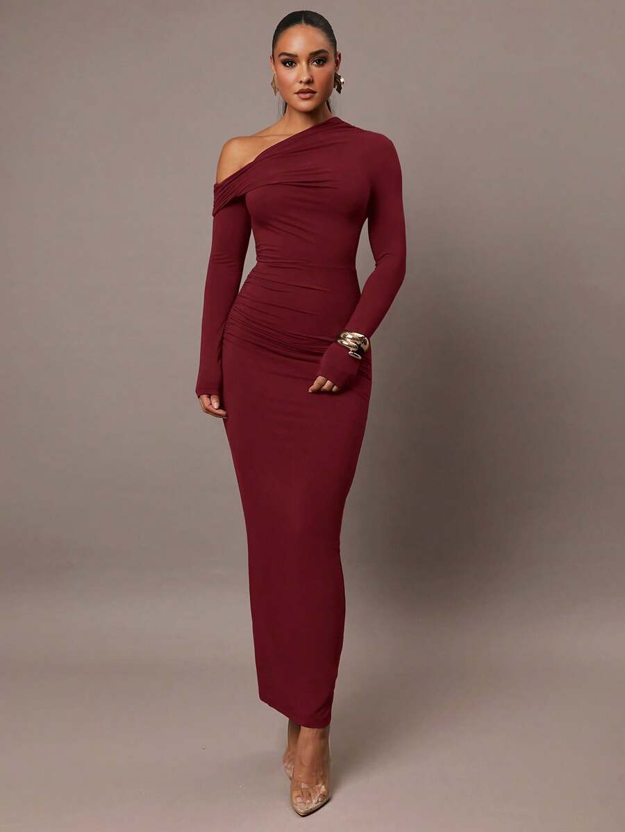 Nayla Long-Sleeve Dress