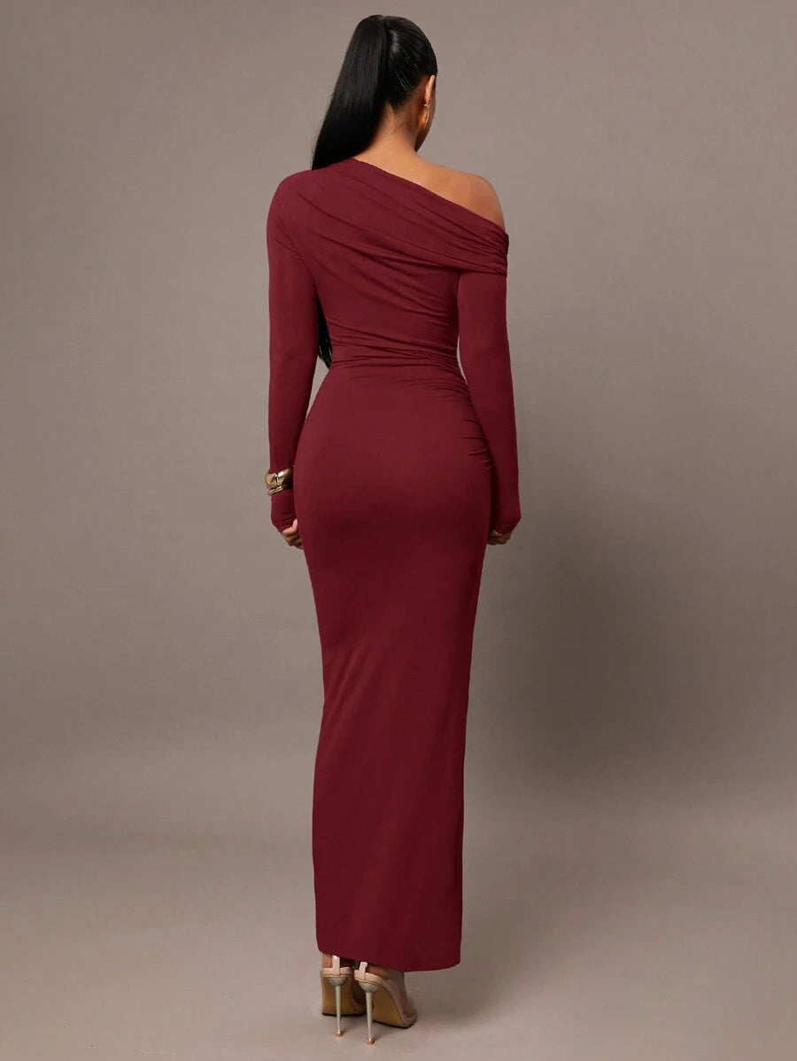 Nayla Long-Sleeve Dress