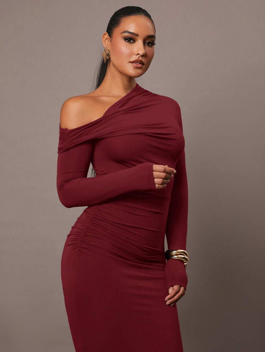 Nayla Long-Sleeve Dress
