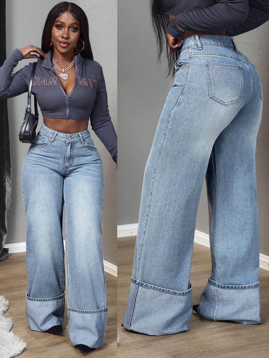 Faye Straight-Leg Jeans