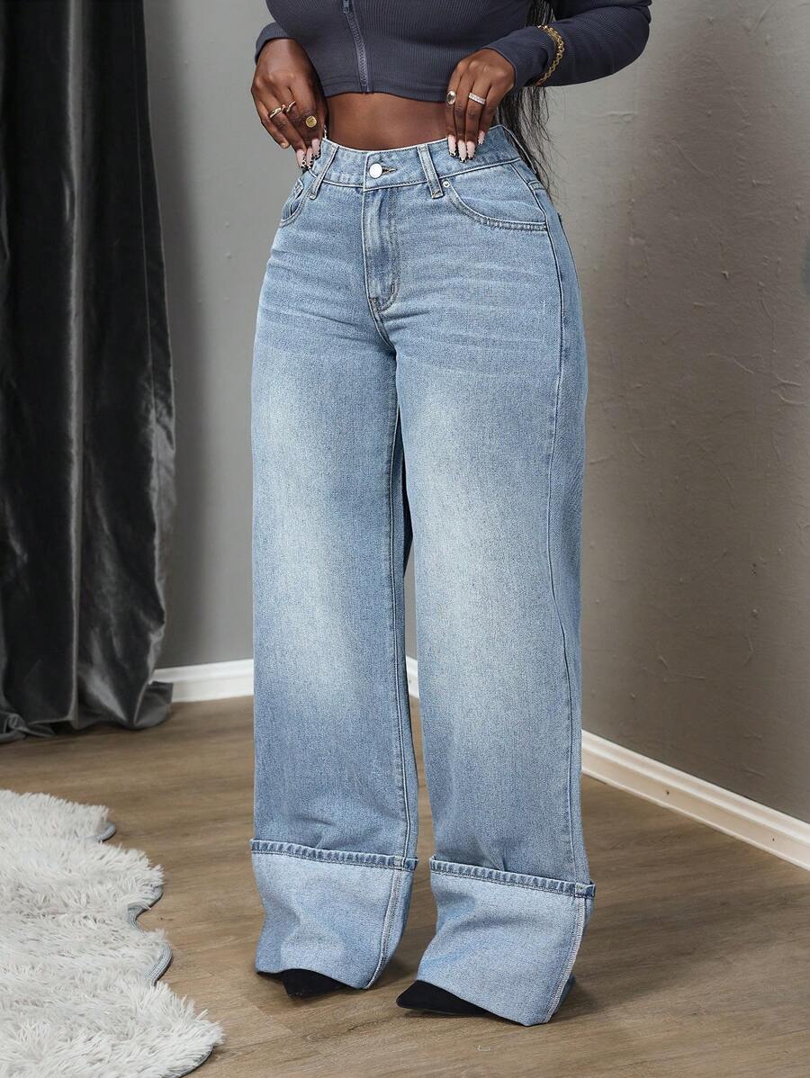 Faye Straight-Leg Jeans