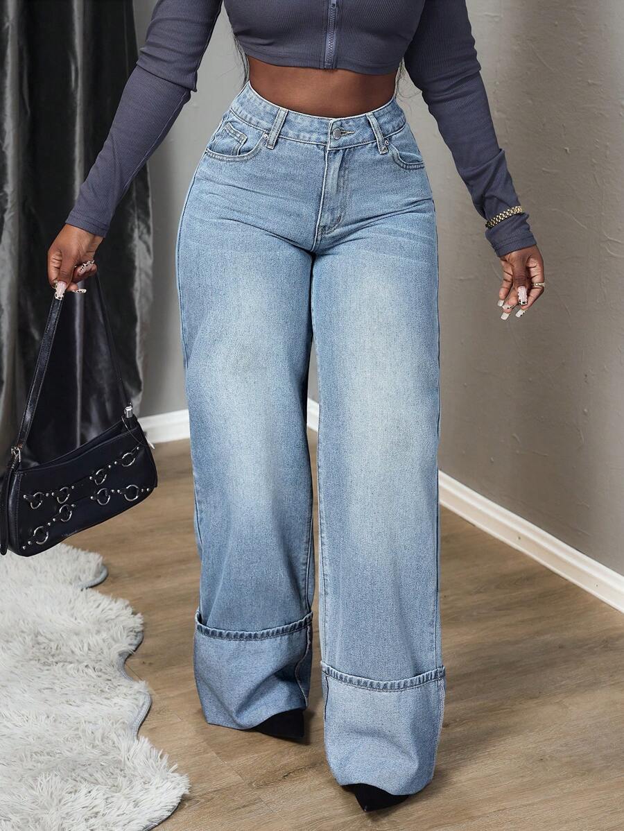 Faye Straight-Leg Jeans