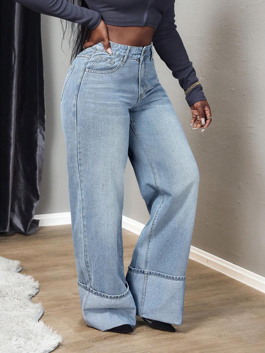 Faye Straight-Leg Jeans