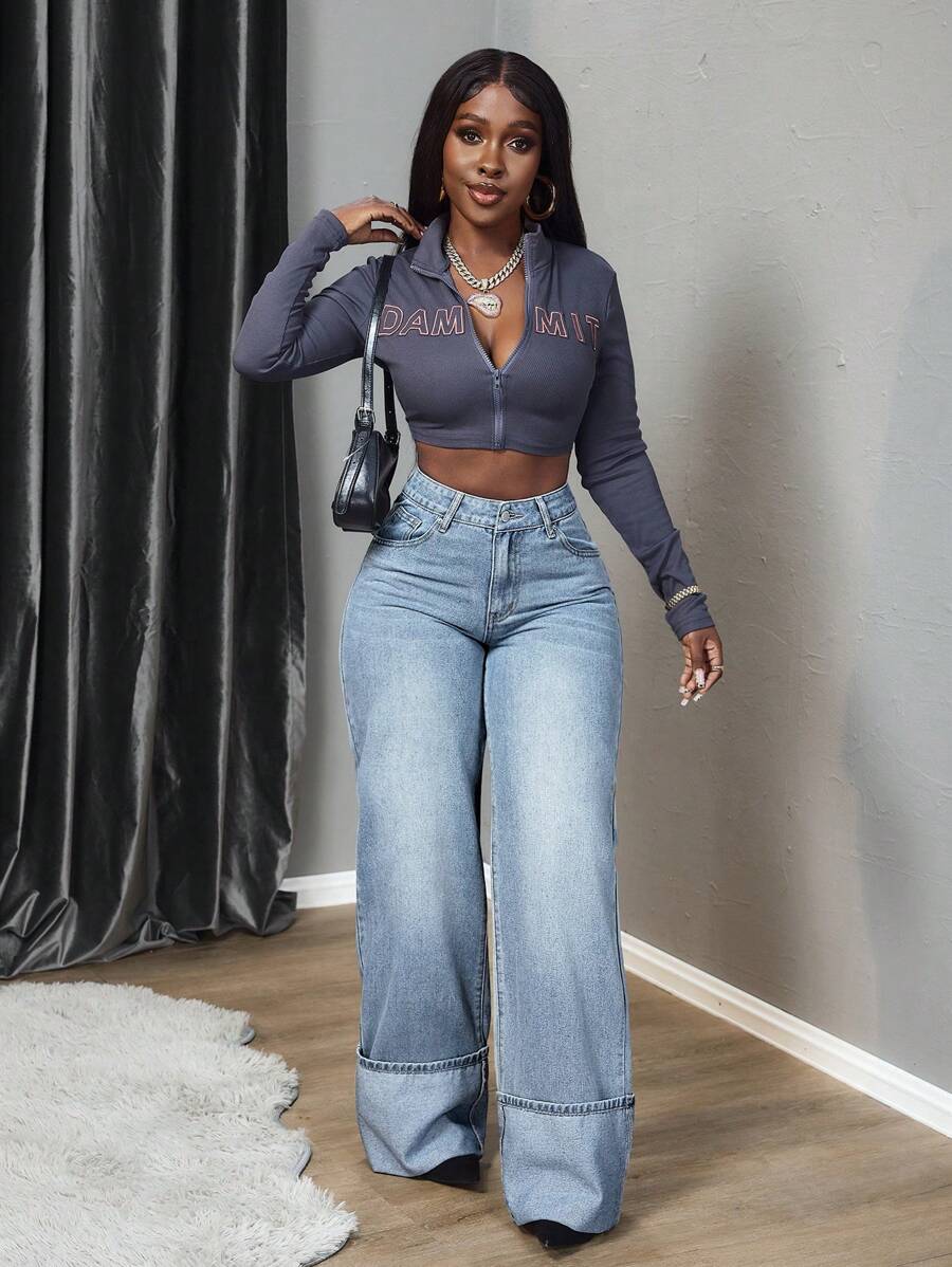 Faye Straight-Leg Jeans