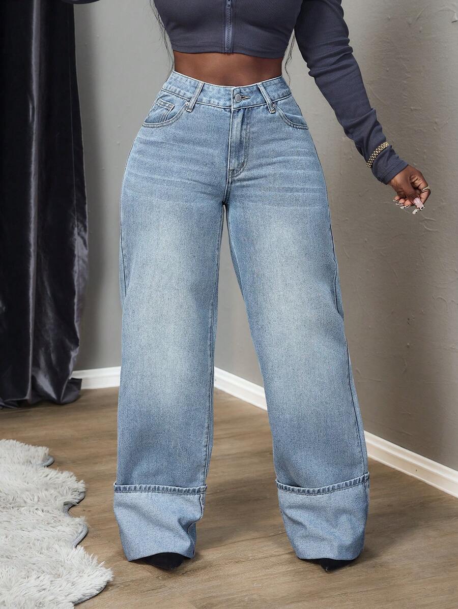 Faye Straight-Leg Jeans