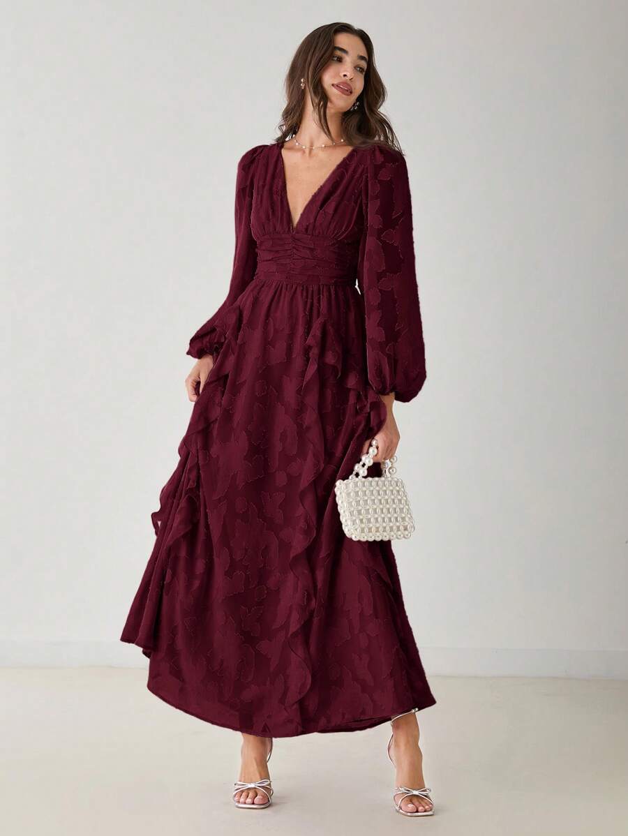 Karen Ruffled Dress