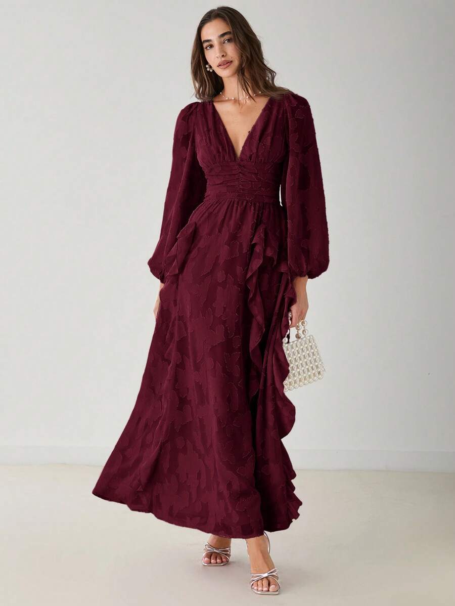 Karen Ruffled Dress