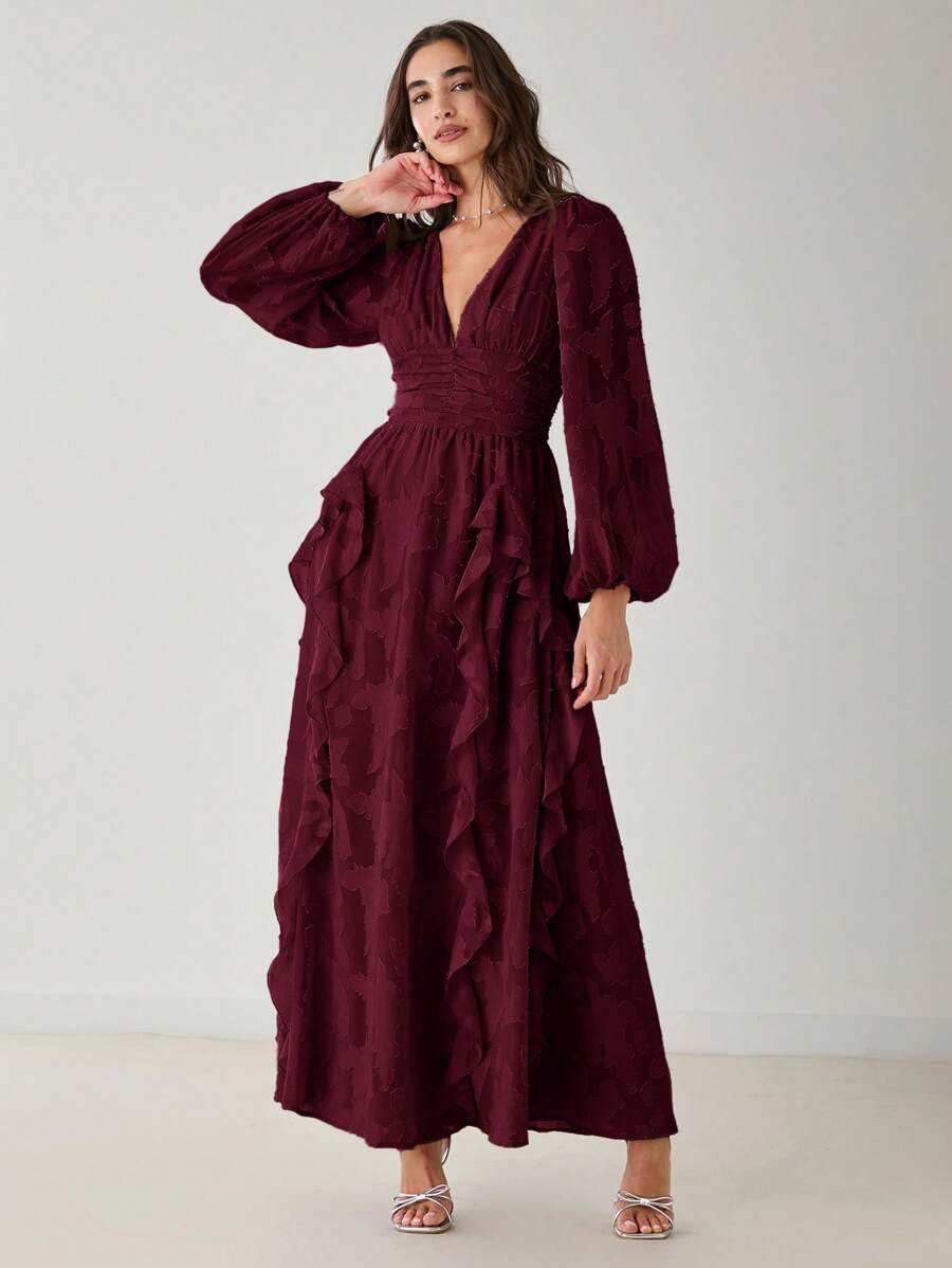 Karen Ruffled Dress